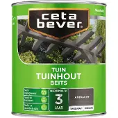 Cetabever tuinhout beits transparant antraciet zijdeglans 750 ml