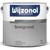 Wijzonol Snelgrond | Grondverf Buiten 2,5 LTR - Wit