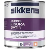 Sikkens Rubbol Finura Satin - Op Kleur Gemengd - 1L - Lak