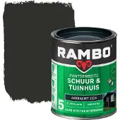 Rambo Pantserbeits Schuur & Tuinhuis zijdeglans dekkend antraciet grijs 750 ml