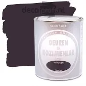 Hermadix Deuren&Kozijnenlak Extra Zijdeglans Puur Zwart 750 ML