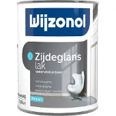 Wijzonol Zijdeglanslak Waterverdunbaar | Lakverf Binnen 500 ML - Kleur|1|2