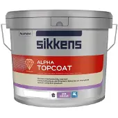 Sikkens Alpha Topcoat | Zijdeglans Gevelverf 5 LTR - Donkere kleur|1