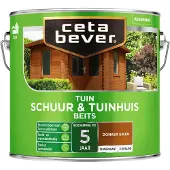 Cetabever Buitenbeits Schuur & Tuinhuis - Donker Eiken - Zijdeglans - 2,5l