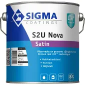Sigma S2U Nova Satin | Zijdeglans Lakverf Binnen 2,5 LTR - Wit
