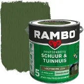 Rambo Pantserbeits Schuur&Tuinhuis Zijdeglans Transparant Loofgroen 1215 2,5 LTR