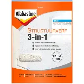Alabastine Structuurverf 3 in 1 wit 5 liter