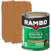 Rambo Pantserbeits Schuur & Tuinhuis Transparant Zijdeglans 1202 Lichteiken 0,75 Ltr