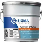 Sigma Multifinish 2K PU Semi-Gloss + Verharder | 2K Halfglans Lakverf 2,5 LTR - Kleur|1|2