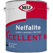 Nelf Nelfalite Xcellent Mat | Matte Lakverf Binnen & Buiten 1 LTR - Kleur|1|2