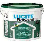 Lucite Flowcoat 2.0 | Matte Muurverf en Plafondverf 1 LTR - Lichte kleur|2