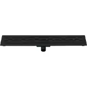 Aloni RVS Douchegoot Compleet – 80 cm – Zwart – Roestvrij Staal