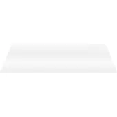 Aloni Wastafelblad MDF – 118 cm – Glanzend Wit