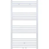 Belrad Handdoekradiator Middenonderaansluiting 600x1200mm 829 Watt Wit