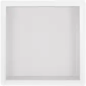 Wiesbaden Demis inbouwnis 30 x 30 x 10 cm mat wit