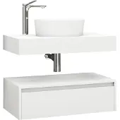 SaniGoods Mila badmeubel 80cm mat wit zonder waskom