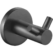Aloni muurhaak dubbel – gunmetal