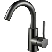 Aloni Wastafelkraan bws | colorato ensy | gebogen uitloop | gunmetal