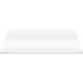 Aloni Wastafelblad MDF – 96 cm – Glanzend Wit