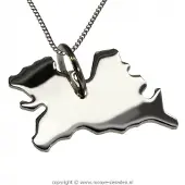 MOOYE ® - Collectie Zilveren Provincie Utrecht ketting hanger