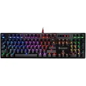 A4Tech B820R, Volledige grootte (100%), Bekabeld, USB, Mechanische schakelaar, RGB LED, Zwart