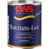 CWS Wertlack Schultafel Lack 750 ML - Zwart