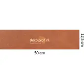 Walluxe Leathr Chicque Cognac Uni Zelfklevend 1 m² - 12,5 x 50 cm (16 tegels)