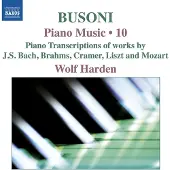 OUTHERE Harden Wolf - Busoni: Piano Music, Vol. 10 - Piano Transcriptions Of Works (CD)