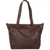 Spikes & Sparrow Leren Shopper - August - Donkerbruin