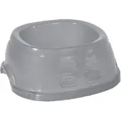 Stefanplast voerbak / drinkbak 1 liter kunststof Stone grey