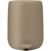 Blomus Sono Pedaalemmer 5 L - Afvalbakken en pedaalemmers Siliconen Tan - 66380