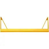 Maze Pythagoras Schap Xs - Rekkensysteem (modulair) Metaal Maize Yellow - 604517