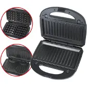 Bourgini Multi Grill 3-in-1 Tosti-apparaat Zwart