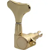 Boston 92-GLR machine heads for bass guitar, die cast, 2x left+2x right, gold