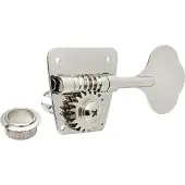 AllParts TK0882001 Gotoh 4-in-line open gear bass keys, nickel, 4pcs
