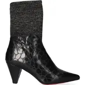 Jan Jansen Women Camille Metal Nero Licra Strocolmo Nera-Schoenmaat 41