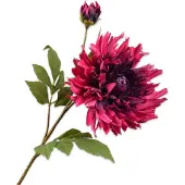 Silk-ka Kunstbloem Chrysant Tak Roze-Beauty 78 cm
