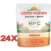 Almo Nature HFC - Kattenvoer - Cuisine Maaltijdzakje Kitten - 24x55gr
