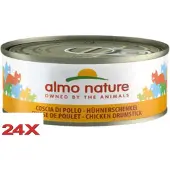 Almo Nature HFC - Kattenvoer - Kippenbout - 24x70gr