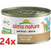 Almo Nature HFC - Blik Hondenvoer - Kalfsvlees - 24x95gr