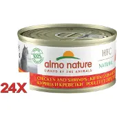 Almo Nature HFC - Kattenvoer - Kip & Garnaaltjes - 24x70gr