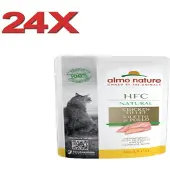 Almo Nature HFC - Kattenvoer - Maaltijdzakje Kipfilet - 24x55gr