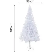 vidaXL Kunstkerstboom met standaard 180 cm 620 takken