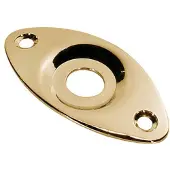 Boston JP-7-G Voetbalvormige Jackplaat - Gouden Afwerking