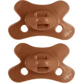 Difrax Fopspeen Natural - 0 tot 6 Maanden - Bruin - 2 Stuks