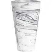 Zuiver Conic Vaas Maat S - Zwart/Wit