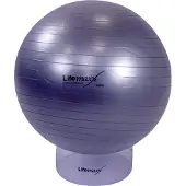 Lifemaxx Gymball - Anti-Burst Fitnessball - 65 cm - Zilver