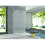 Klea Eco Inloopdouchewand Antikalk Zonder Profiel 8mm Veiligheidsglas 140x200cm Helder Glas