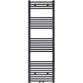 Klea Handdoekradiator Middenaansluiting 1600x500 721 Watt Geborsteld Mat Zwart