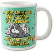 Paper Dreams Funny Mugs - zolang mijn baas doet